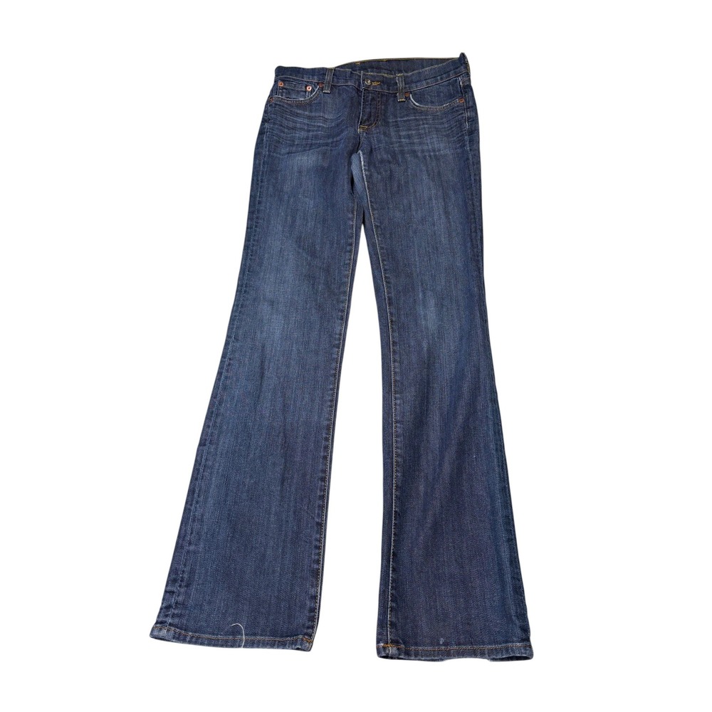 VTG Lucky Brand Sundown Skinny Jeans Dark Wash Blue Size 6/28 L33 Made USA